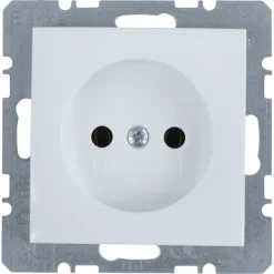 Inbouw Schakelmateriaal|Stopcontacten & Overige Contactdozen > Berker S.1 Enkel Stopcontact Wit