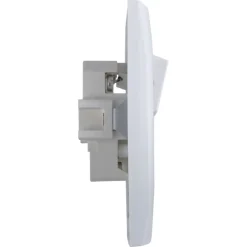 Inbouw Schakelmateriaal|Stopcontacten & Overige Contactdozen > Berker S.1 stopcontact met serieschakelaar wit