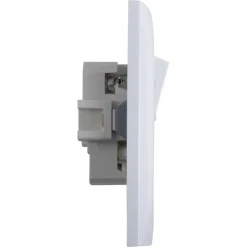 Inbouw Schakelmateriaal|Stopcontacten & Overige Contactdozen > Berker S.1 stopcontact met wisselschakelaar wit
