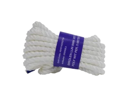 BIROLEN 8MM 3ST GEDR. POLY WIT 5MTR