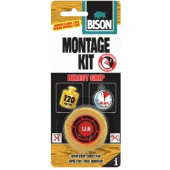 Montagetape > Bison Direct Grip montagetape dubbelzijdig 1,5 m x 19 mm