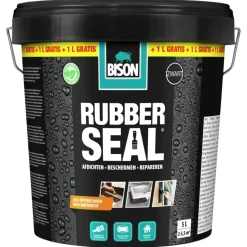 Toebehoren En Benodigdheden > Bison Rubber Seal waterdichte rubbercoating 4 + 1 liter