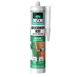Toebehoren En Benodigdheden > Bison siliconenkit bouw transparant koker 300 ml