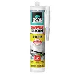 Toebehoren En Benodigdheden > Bison super siliconenkit keuken transparant koker 310 ml