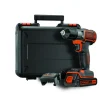 Accuboormachines|Boormachines > BLACK+DECKER accuboormachine ASD184K