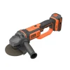 Accu Haakse Slijper|Frees, Slijp & Schaafmachines > BLACK+DECKER haakse slijper / slijptol 18V BCG720N-XJ
