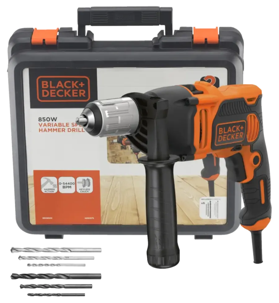 Boormachines > BLACK+DECKER klopboormachine BEH850K-QS