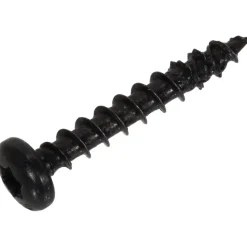 Blackline spaanplaatschroef zwart TX-10 3.0x20 mm 25 stuks
