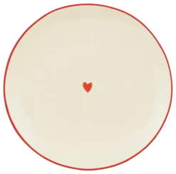 Bord donker rood - h2xd20cm