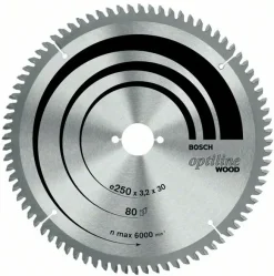 Zaagbladen > Bosch cirkelzaagblad Optiline voor hout 60 tanden - 254 x 30 x 2,8 mm
