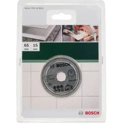 Zaagbladen > Bosch diamantschijf 65x15 mm voor PKS 16