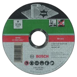 Slijpaccessoires > Bosch doorslijpschijf inox 115x1 mm