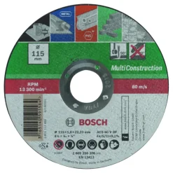 Slijpaccessoires > Bosch doorslijpschijf multi 115x1 mm