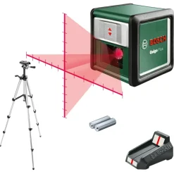 Kruislijnlasers|Waterpassen > Bosch kruislijnlaser Quigo Plus met statief