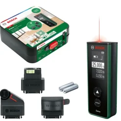 Afstandsmeters|Tegelgereedschap > Bosch laserafstandsmeter Zamo incl. 3-delige adapterset