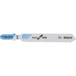 Zaagbladen > Bosch Professional Bosch Prof decoupeerzaagblad T118 basic voor roestvrij staal - 3 stuks