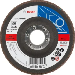 Schuuraccessoires > Bosch Professional Bosch Prof Lamellenschijf X551 115mm K60 metaal