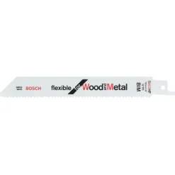 Zaagbladen > Bosch Professional Bosch Prof reciprozaagblad S922HF flexible voor hout / metaal - 2 stuks