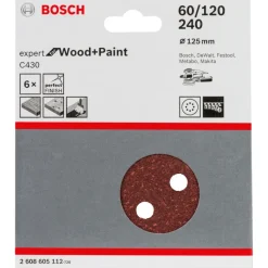 Schuuraccessoires > Bosch schuurbladen 6-delig