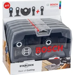 Multitool Accessoires > Bosch Professional Bosch Starlock multitool accessoires - zaagbladenset best of cutting voor hout / metaal - 5-delig