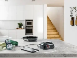 Overige Elektrisch Gereedschap Accessoires > Bosch 18V accu-adapter met USB-C® en USB-A uitgang
