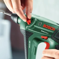 Accuboormachines|Boormachines > Bosch 18V boorhamer UneoMaxx met extra boorkop en 8-delige accessoireset (Incl. 2 accu's 2.5Ah + lader)
