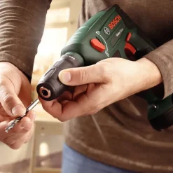 Accuboormachines|Boormachines > Bosch 18V boorhamer UneoMaxx met extra boorkop en 8-delige accessoireset (Incl. 2 accu's 2.5Ah + lader)