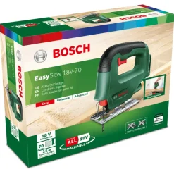 Accu Decoupeerzaag|Zaagmachines & -tafels > Bosch 18V decoupeerzaag EasySaw 70mm (zonder accu)