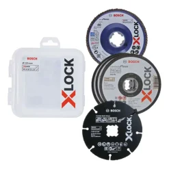 Schuuraccessoires > Bosch X-lock 5-delige slijpschijven set 125mm