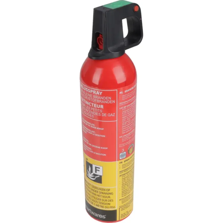 Brandblussers > Smartwares Brandblusspray Compact 750ml PFAS-vrij Brandklasse AF