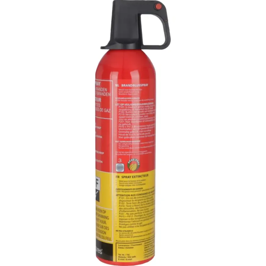 Brandblussers > Smartwares Brandblusspray Compact 750ml PFAS-vrij Brandklasse AF