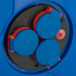 Kabelboxen & Haspels > Brennenstuhl Kabelhaspel 3-voudig Blauw 25 Meter