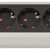 Stekkerdozen > Brennenstuhl Premium-Alu-Line stekkerdoos 10-voudig met schakelaar aluminium 3 Meter