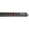Stekkerdozen > Brennenstuhl Secure-Tec 19.500 A stekkerdoos 8-voudig 3 meter snoer