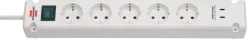 Stekkerdozen > Brennenstuhl Stekkerdoos 5-voudig + 2 USB-C 3 Meter Wit