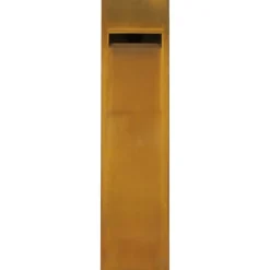 Brievenbussen|Brievenbussen > Geen Brievenbus modern staand cortenstaal 121 x 31 x 31 cm