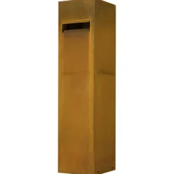 Brievenbussen|Brievenbussen > Geen Brievenbus modern staand cortenstaal 121 x 31 x 31 cm