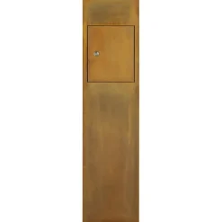 Brievenbussen|Brievenbussen > Geen Brievenbus modern staand cortenstaal 121 x 31 x 31 cm
