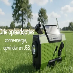 Audio & Video Accessoires > Geen Brixy draagbare noodradio