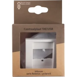 Afdekramen|Inbouw Schakelmateriaal > Busch-Jaeger Balance SI Afdekplaat USB Wit