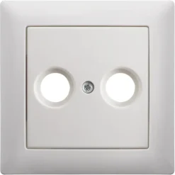 Inbouw Schakelmateriaal|Opbouw Schakelmateriaal > Busch-Jaeger Balance SI Centraalplaat Radio/TV Wit