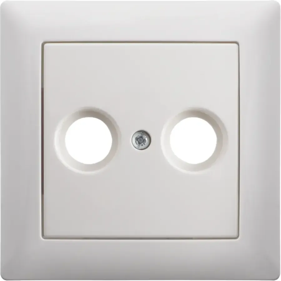 Inbouw Schakelmateriaal|Opbouw Schakelmateriaal > Busch-Jaeger Balance SI Centraalplaat Radio/TV Wit