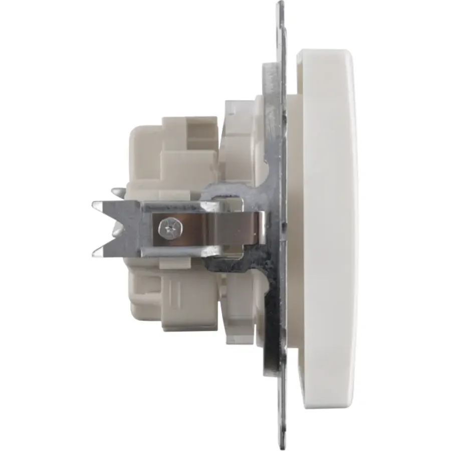 Inbouw Schakelmateriaal|Stopcontacten & Overige Contactdozen > Busch-Jaeger Balance SI Enkel Stopcontact Wit