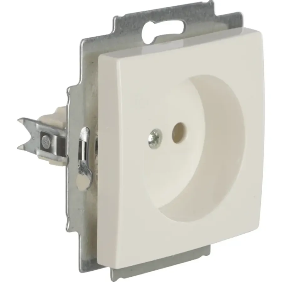 Inbouw Schakelmateriaal|Stopcontacten & Overige Contactdozen > Busch-Jaeger Balance SI Enkel Stopcontact Wit