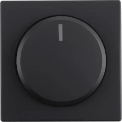 Dimmers|Inbouw Schakelmateriaal > Busch-Jaeger Future Linear centraalplaat dimmer zwart