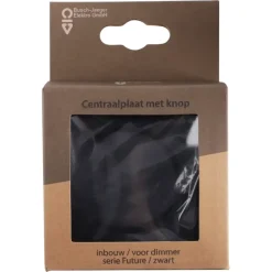 Dimmers|Inbouw Schakelmateriaal > Busch-Jaeger Future Linear centraalplaat dimmer zwart