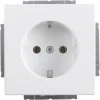 Inbouw Schakelmateriaal|Stopcontacten & Overige Contactdozen > Busch-Jaeger Future Linear Enkel Geaard Stopcontact Wit