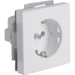 Inbouw Schakelmateriaal|Stopcontacten & Overige Contactdozen > Busch-Jaeger Future Linear Enkel Geaard Stopcontact Wit