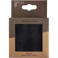 Schakelaars|Stopcontacten & Overige Contactdozen > Busch-Jaeger Future Linear serieschakelaar zwart