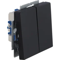 Schakelaars|Stopcontacten & Overige Contactdozen > Busch-Jaeger Future Linear serieschakelaar zwart